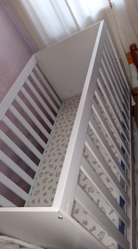 Berço 3em1 com colchão semi novo super conservado